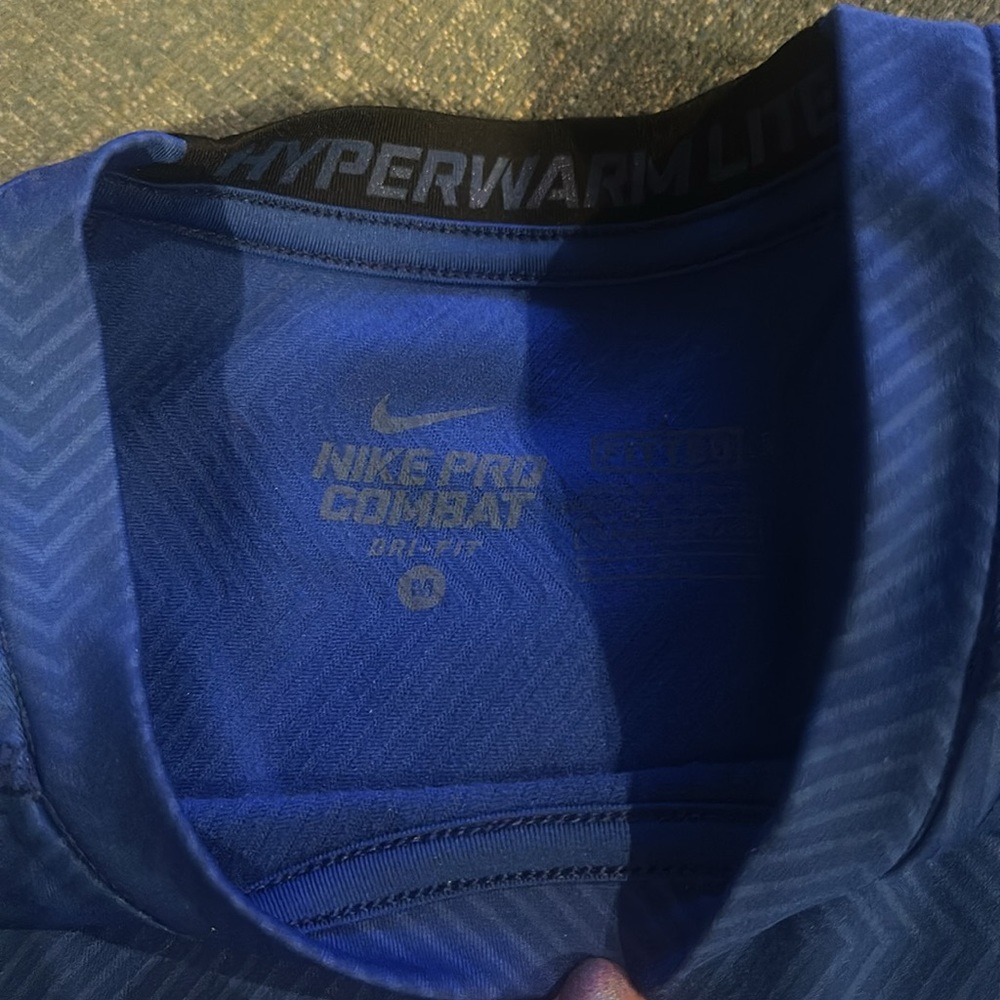 Mens Fitted Nike Hyperwarm Compression Shirt - image 2